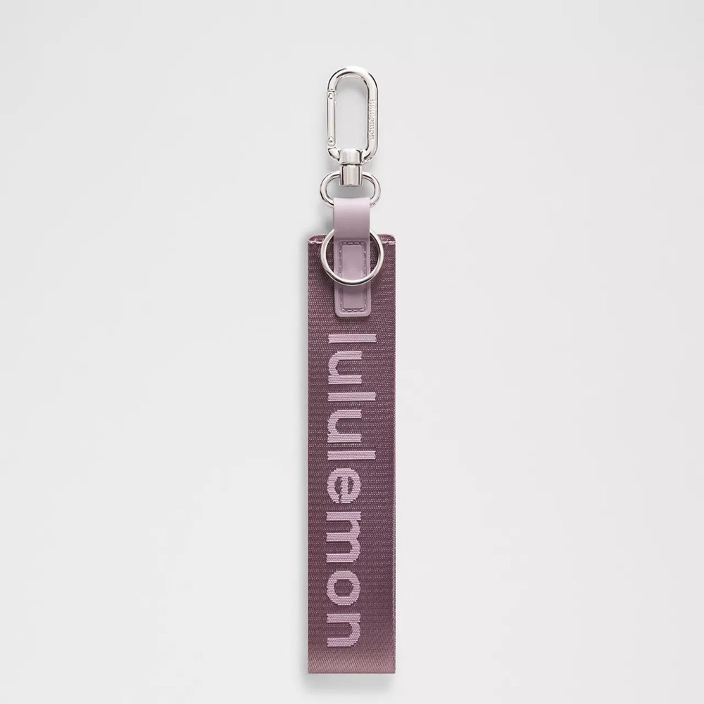 Lululemon Never Lost Keychain- Lotus Lavender/Lilac Play/Silver